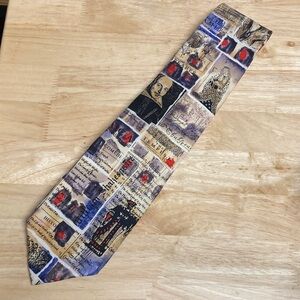 Alynn Mensware “Shakespeare” Tie 100% Silk